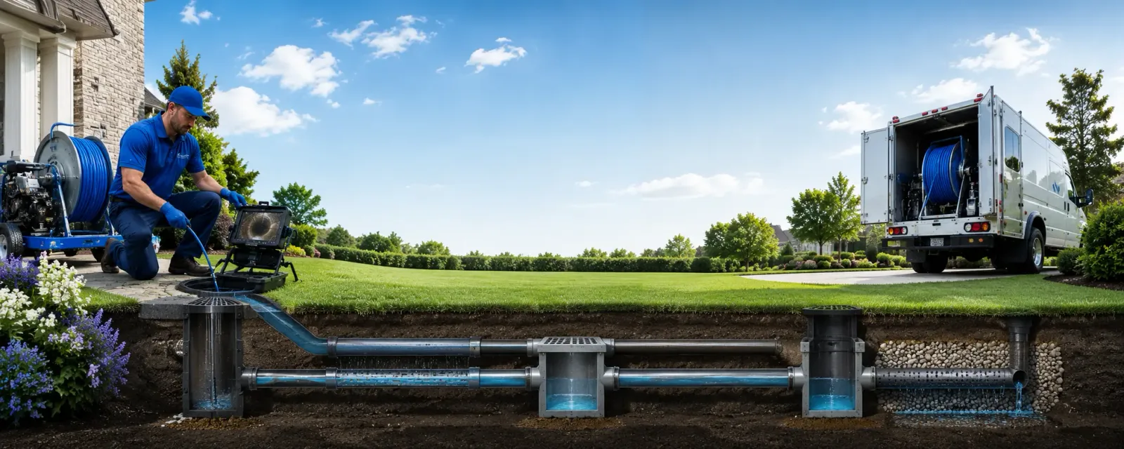 Outdoor drain cleaning information for White Lake, SD